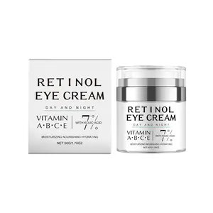 Brightening Retinol Eye Cream - Anti-Aging & Firming Treatment for Fine Lines, Dark Circles, Puffiness - Gentle Daily Skincare for Combination Skin