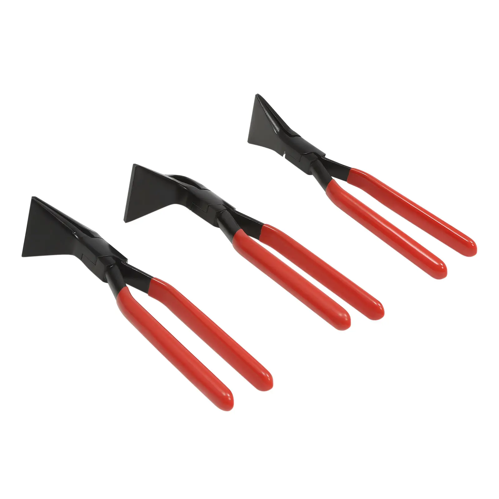 3Pcs Sheet Metal Bending Pliers Set Straight 45 90 Degree Carbon Steel for Auto Repair