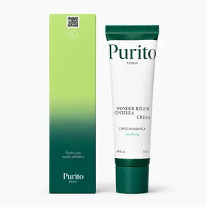 PURITO Seoul Wonder Relief Centella Scent Repair D Cream – Soothing & Hydrating Moisturizer-Korean cosmetics. Facial Moisture