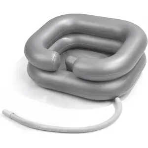 Inflatable Shampoo, Hair for Bedridden, Disabled, Injured, Elderly, Pregnant, Hair Station for Home & Dreadlock Care(Silver)