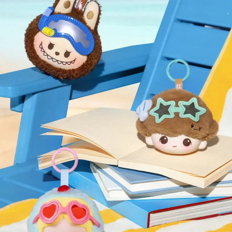 POP MART Island Vacation Series Plush Headphone Case Blind Box