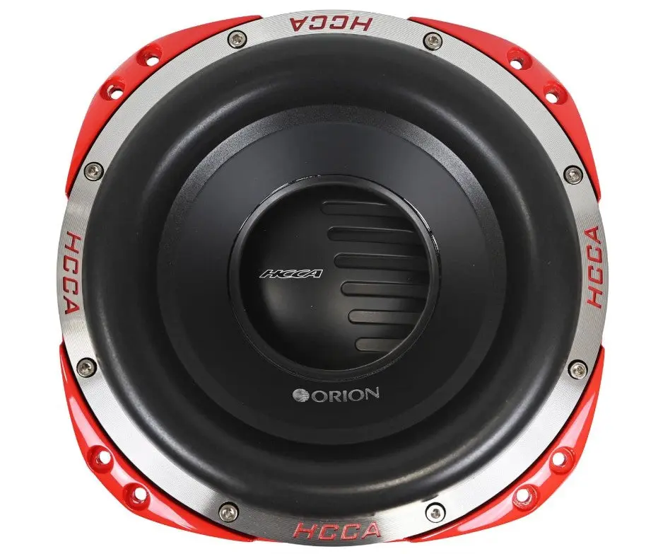 New Orion HCCA802 Custom Car Audio Subwoofers - 8-in DVC Dual 2-Ohm High-Performance Unit, High Excursion, 1500W RMS, 4500W Peak, Deep Hard-Hitting Bass, Flexible Wiring for Car Audio Systems