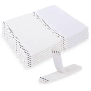 Large Picture  Strips, 48-Pairs(96 Strips) Wall Hangers Without Nails, Water Resistant, Removable  Free Poster  Strips, White Wall Sticky for