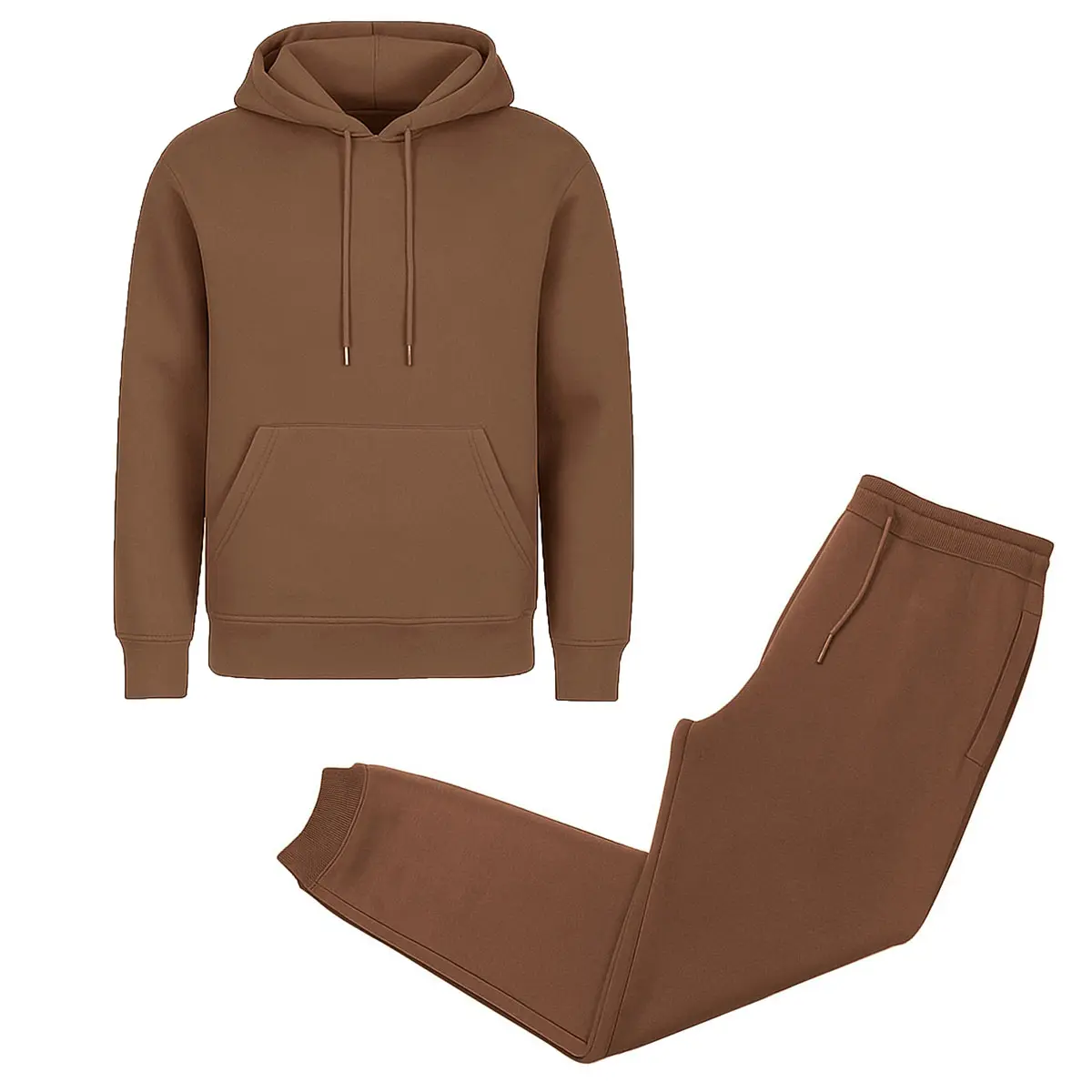 (Single-Pullover Set) Brown