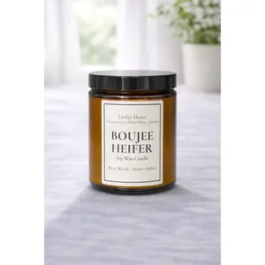 Heifer Home 8 oz Soy Wax Candle