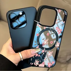 Phone Case - Floral Ultra-Clear Phone Case Cover, Designed for Iphone 16, 15 Pro Max, 14Plus, 13, 12, 11 Pro Max Series Phone Protection