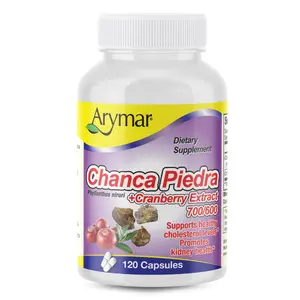 Arymar Chanca Piedra Cranberry Extract 700mg 600mg 120 Capsules Herbal Supplement