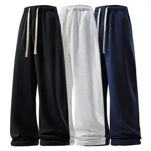 1PCS pants men sweatpants Men's Solid Thermal Lined Drawstring WaistPants,Casual Comfy Loose Fitting Trousers for Fall &Winter, Men's Bottoms for Daily Wear, Relaxed Fit, fleece sweatpants，school season（gift）Gift