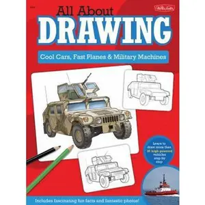 USED-All About Drawing Cool Cars, Fast Planes & Military Machines: Learn how to draw more than 40 high-powered vehicles step by step by Tom LaPadula (Paperback)