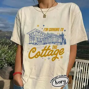 Coming to the Cottage Shirt, Cozy Cabin, Hockey Romance Inspired Tee