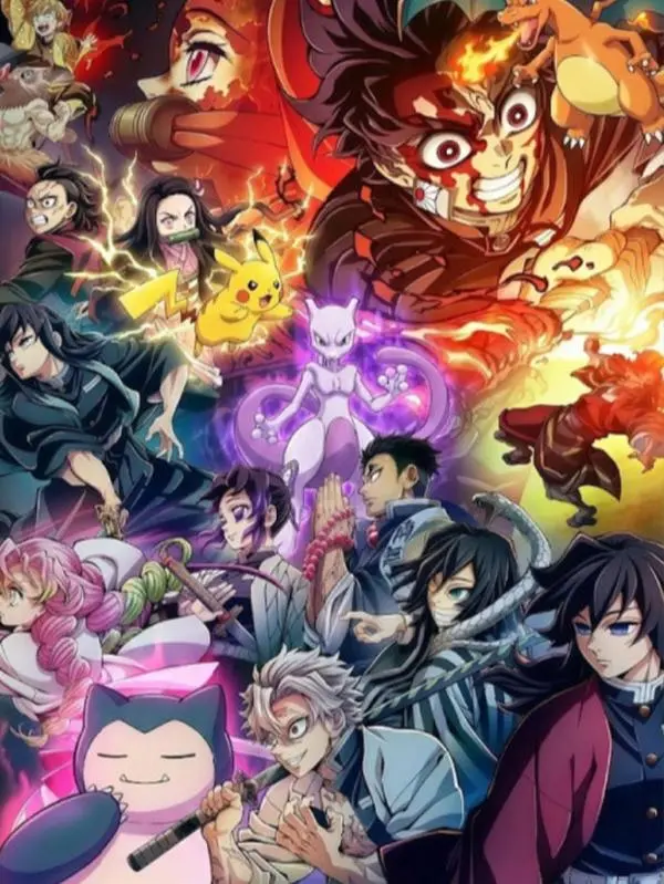 Demon Slayer x Pokemon - Wave 2 - Crossover Collectible Cards - TikTok Shop