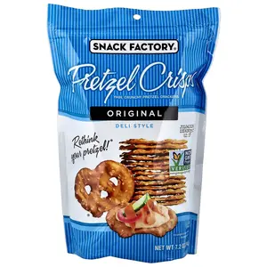 Snack Factory Pretzel Crisps, Original, Deli Style, 7.2 oz (204 g) Snack Factory Pretzel Crisps, Original, Deli Style, 7.2 oz (204 g)