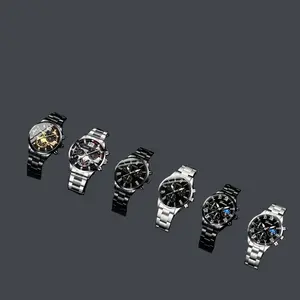 Men's Business Quartz Watch Set, Stainless Steel Band, Calendar Function, Ideal Gift for Daily Wear, Parties, Valentine's Day, Easter, Christmas