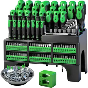 118-   Set with Plastic Racking, Precision Screwdrivers, Magnetizer, Demagnetizer, Nut Drivers, Ratchet Handles, Allen , Sockets &  - DIY  &  for Men
