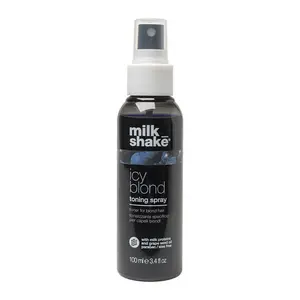 Milkshake Icy Blonde Toning Spray 3.4oz Milk Protein & Grape Seed Extract Formula for Blonde Hair