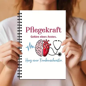 Perfect Spiral Notebook Gift for Doctors & Nurses, Ruled Notebooks for School and Work, Ideal for Birthday, Anniversary, Halloween, Christmas