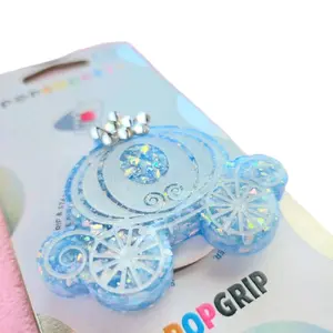 Sparkling Carriage Inspired PopSocket - Magical Phone Grip & Stand for Smartphones - Accessories car Cellphone Whimsical
