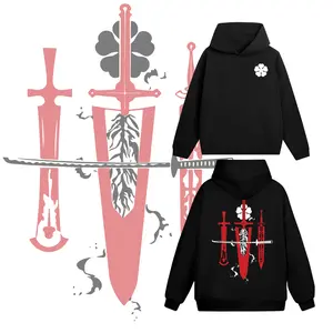 Black Clover 5 Hoodie, Sweatshirt, T-Shirt Anime Hoodie Unisex Classic Cotton Menswear Tops