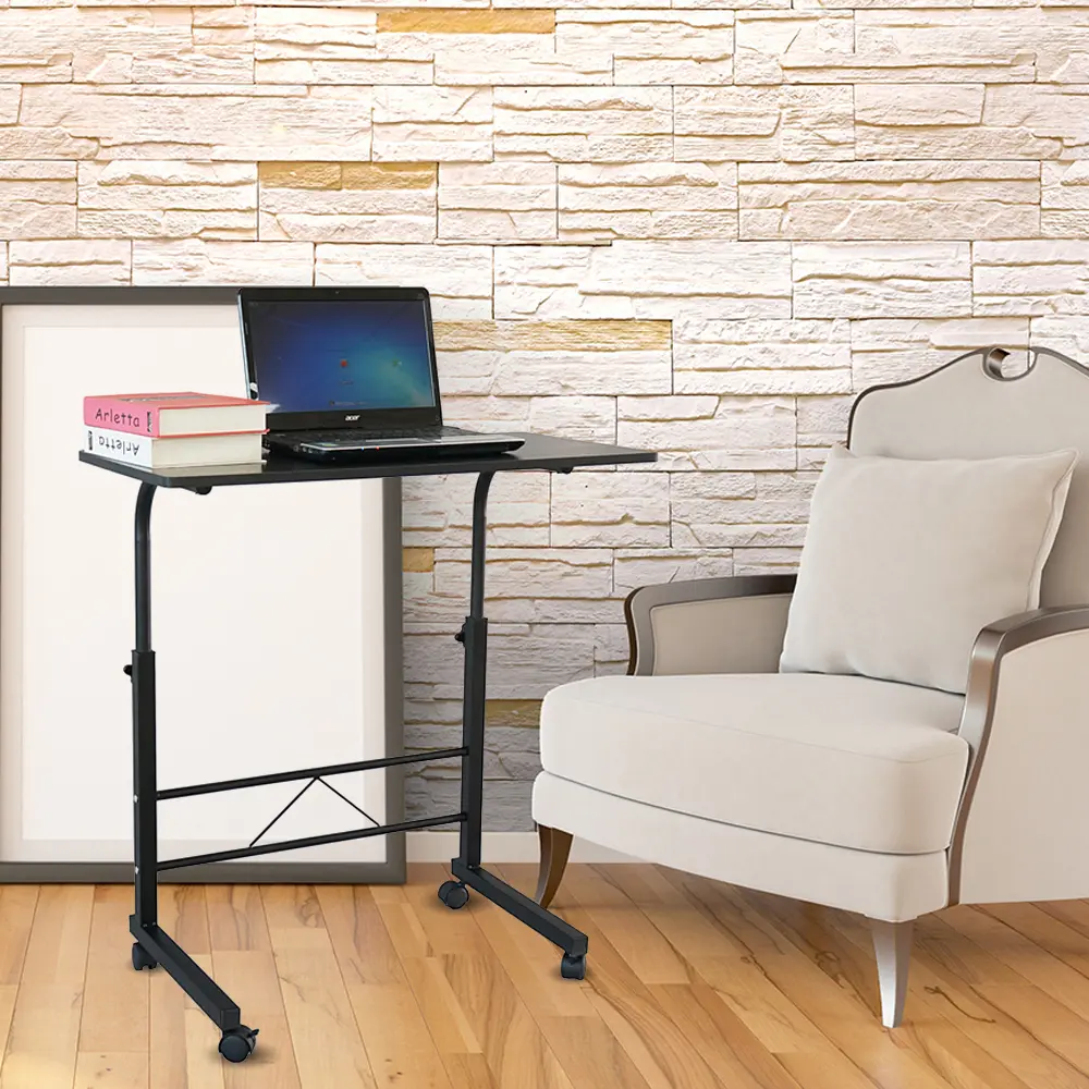 Removable P2 15MM Chipboard & Steel Side Table – Living Room, Bedroom, Home Office – Height Adjustable, Space-Saving, Sturdy Modern Design