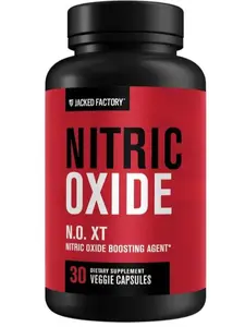 Jacked Factory N.O. XT Nitric Oxide Supplements for Men w/Nitrosigine L Arginine L Citrulline Supplement for Muscle Pumps & Vascularity - Pre Workout Nitric Oxide Booster & Muscle Builder - 30 Caps