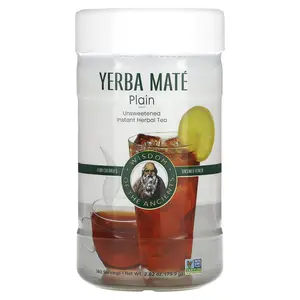 Wisdom Of The Ancients Yerba Mate Plain, Instant Herbal Tea, Unsweetened, 2.82 oz (79.9 g)
