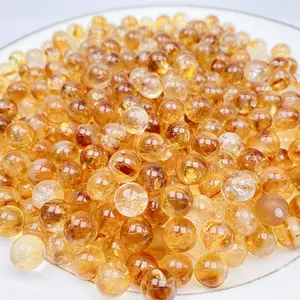 Natural Yellow Rutilated Quartz Single Bead DIY Beads for Bracelets  Necklaces Jewelry