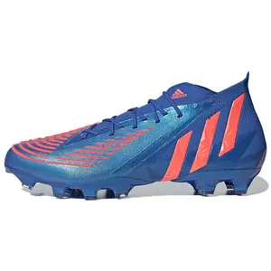 Men's Adidas Predator Edge.1 AG Football Cleats - Footwear with Round Toe, Grip Studs, Ball Control for Artificial Grass, House White Maison Mihara Casual Trainers
