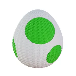 Yoshi Egg Knitted - Inspired 3D Printed Collectible