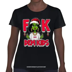 F Dem Kids Lady Shirt - F Them Kids Shirt, Heavy Cotton Unisex