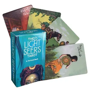 The Light Seers Tarot Card Game, 1 Box Tarot Card Game, Durable Tarot Cards, tarot card decks, Card Game for Beginners and Experienced Readers, Party Game, Fun Game for Family & Friends