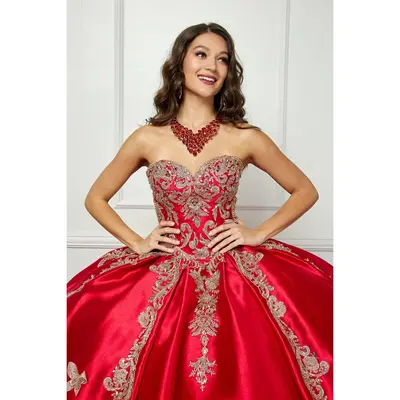 Royal Blue Quinceanera Ranchero TikTok Shop - Main Image
