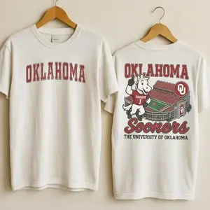 Vintage Oklahoma Football College Mascots T-Shirt, Sweatshirt, Hoodie, Oklahoma Unisex Throwback Sports Shirt, Vintage College Football Stadium Shirt, Gift for Football Fan Sport