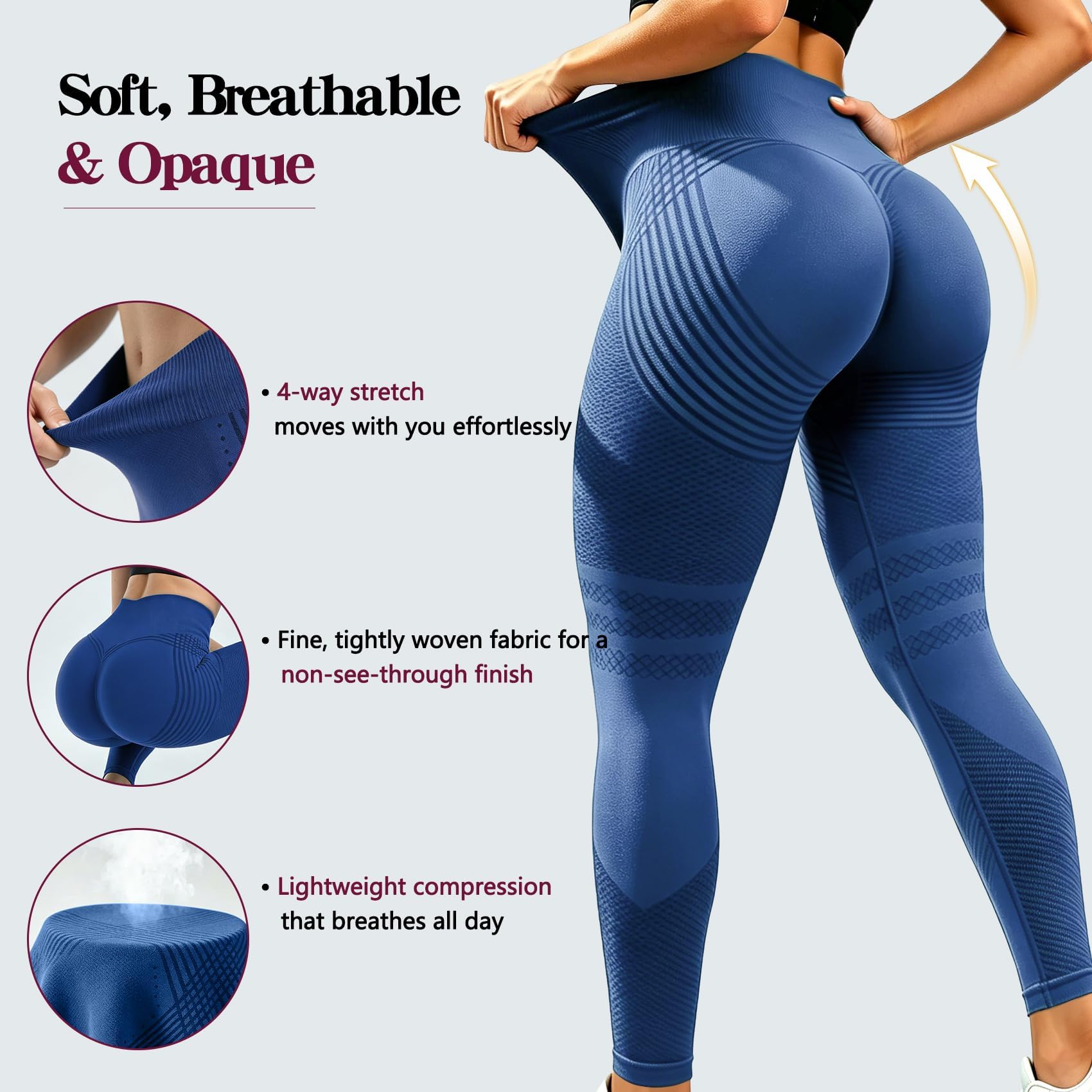 3D Anti Cellulite Compression Leggings Butt Lifting Legging for Women Tummy Control Metabolic Boost Workout Yoga Pant, High Waist Anti Cellulite Leggings, Workout Bum Scrunch Butt Lift Leggings, Gym Trousers Women