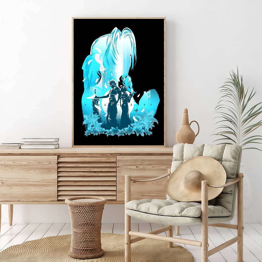 Final Fantasy Game Vintage Posters Sticky Vintage Room Home Bar Cafe Decor Kawaii Room Decor