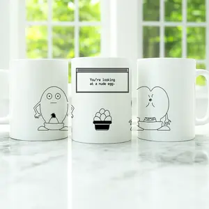 ITYSL Egg Game Skit Ceramic Mug, I Think You Should Leave Funny TV Show Parody Inspired Tim Robinson Sloppy Steaks Skit Comedy - scs15457