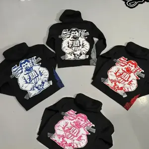 Black S-dL Hoodie Hip Hop Trendy For Outdoor Wear Daily For Him Her 5% Spandex 95% Polyester Comfort Style