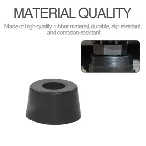 Rubber Isolator Feet for Air Compressor, Pack of 4, Replaceable Rubber Isolator Pads for Noise Reduction, Ideal for Various Equipment