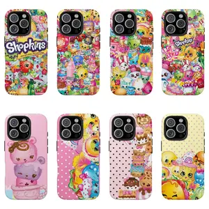 Shopkins cartoon print phone case, suitable for iPhone 11-17 Pro MaxPlus