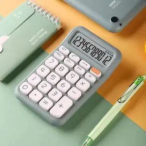Cute Sugar Cube Student Calculator, Financial Accounting Office Use, High Aesthetic Elementary School Calculator, Essential Study Tool, Calculator With Display, Office Stationery Supplies