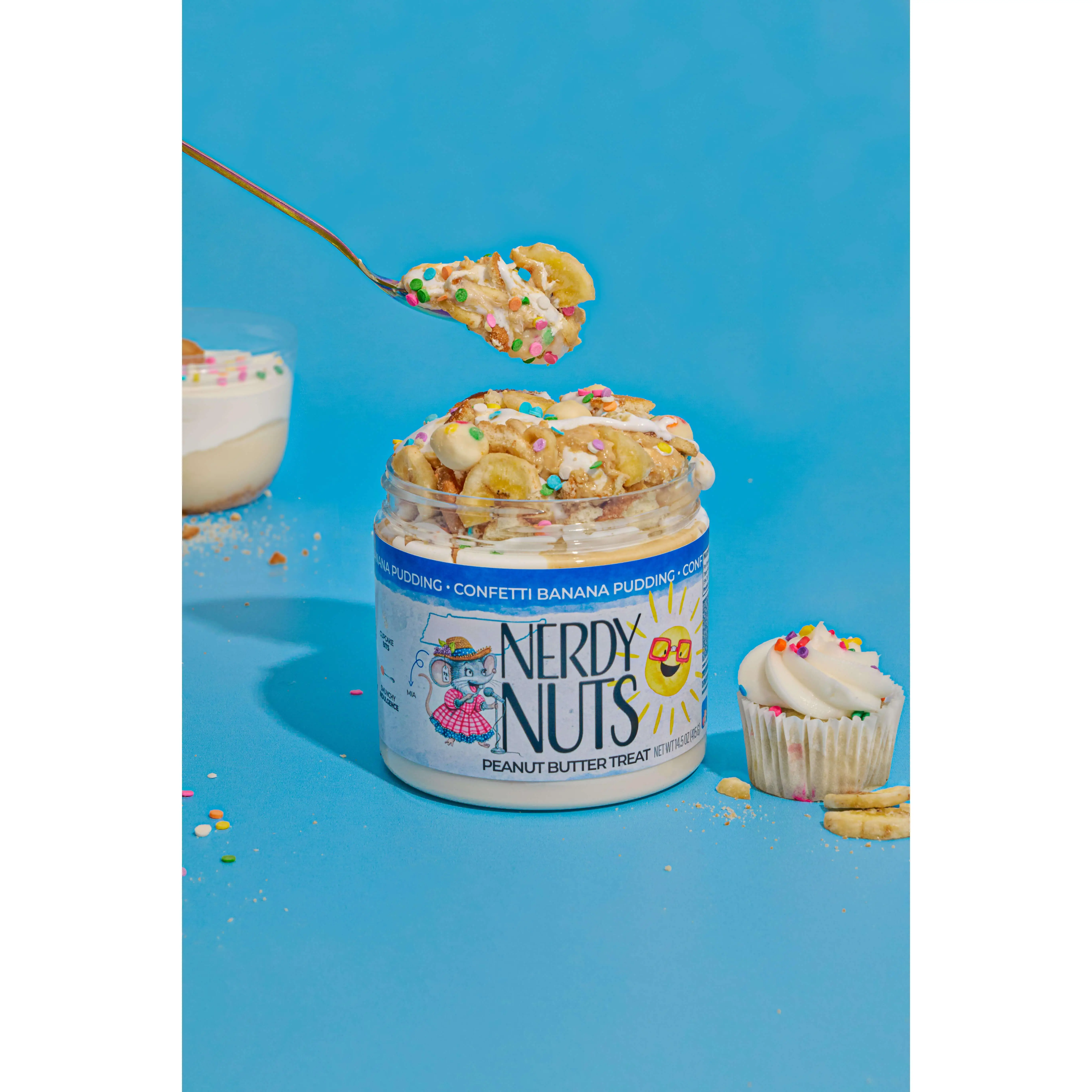 Confetti Banana Pudding Peanut Butter Treat