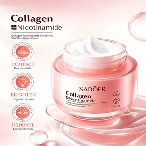 [2pcs]Brightening Cream | Collagen & Niacinamide | Advanced Radiant & Firming Formula | Deep Hydrating K-Beauty Facial Care for Glowing Skin Korean Brightening Cream | Collagen & Niacinamide | Advanced Radiant & Firming Formula Glow Up Bundle Daily