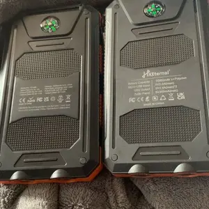 Product Review of 10000mAh Portable Solar Power Bank, Dual USB Output Port Waterproof Power Bank with LED Light, Solar Phone Charger Compatible with iPhone & Android #TOP PICKS from W**a B**n