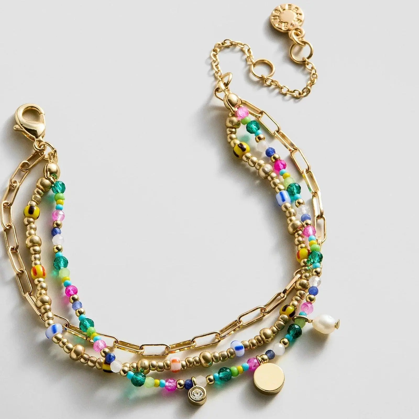 Rowan Semi-Precious Layered Bracelet - St. Tropez Rowan Semi-Precious Layered Bracelet - St. Tropez