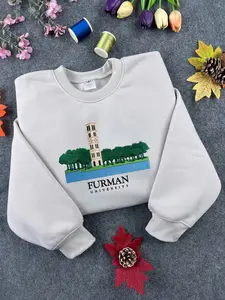 Furman University Embroidered Sweatshirt/Hoodie