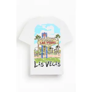PacSun Men's Las Vegas Art T-Shirt - Multicolor