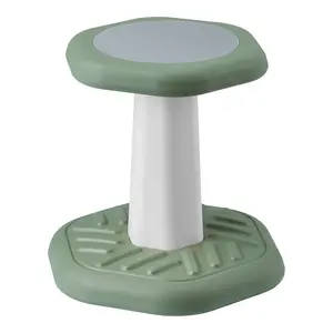VEVOR Kids Wobble Chair Active Chair  with Sponge Cushion, Wobble Stool Improves Focus, Posture and Calm Children, Ideal for Schools and Preschools, Age 3-7, Green