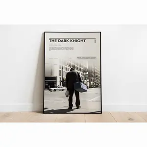 The Dark Knight Poster, The Dark Knight Print, Retro Poster, Minimalist Art, Vintage Poster, Movie Poster Teen Room Decor Poster