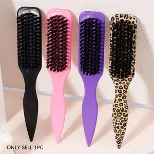 Nylon Hair Brush for All Hairstyles, Hair Brush for Curly Hair, Durable Abs Plastic Handle, Detangling Hairbrush, Detangler Brush, Styling Brush for Haircuts, Cleaning Brush for Salon Use, Teaser Brush