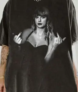 Middle Finger Shirt , ShowGirl Gildan Shirt Shirt,Era Tour Shirt Unisex Gildan T-Shirt for Men & Women,Funny Vintage Style, Tour Concert Album 2025 Gildan Shirt Y1I