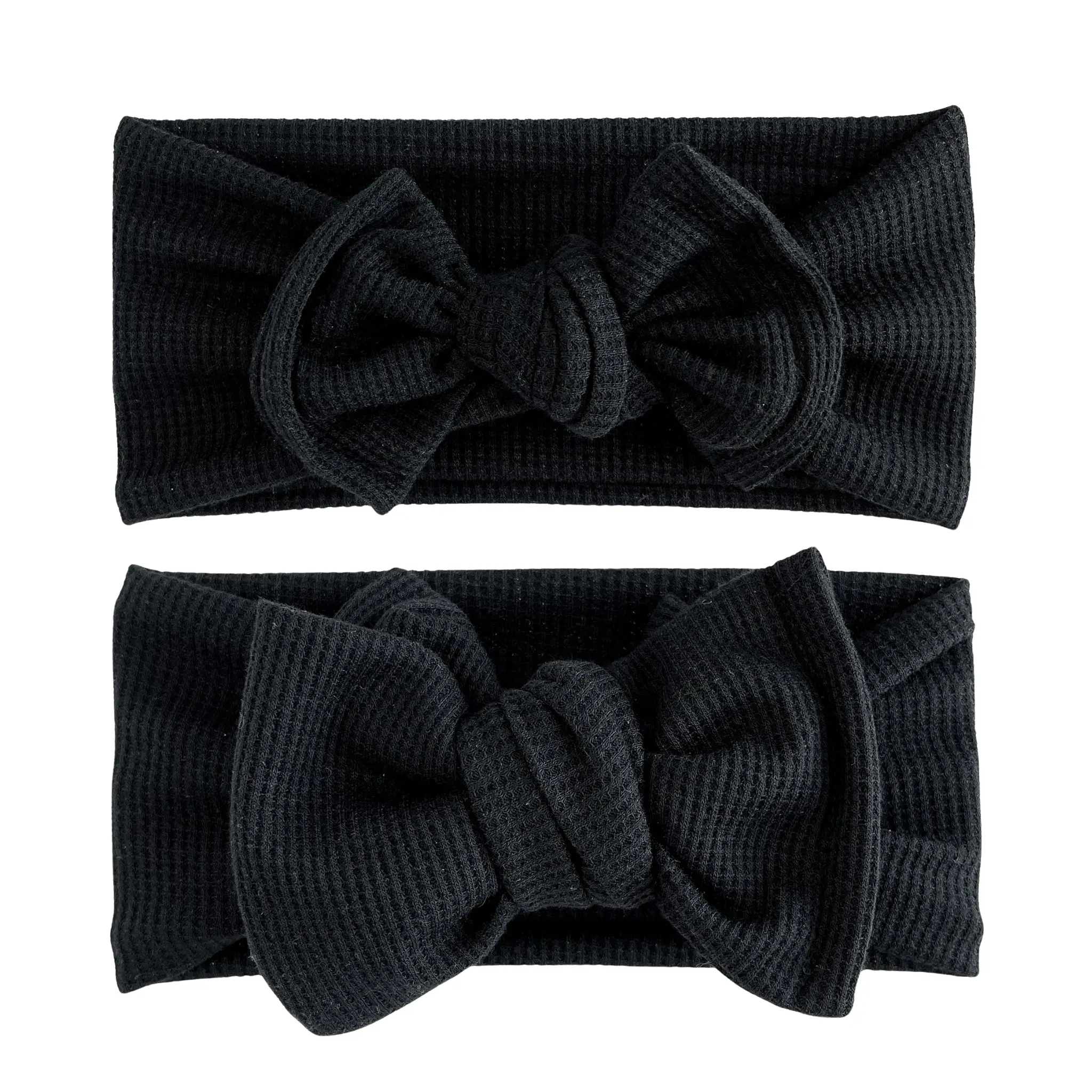Black Waffle Baby Headband Black Waffle Baby Headband